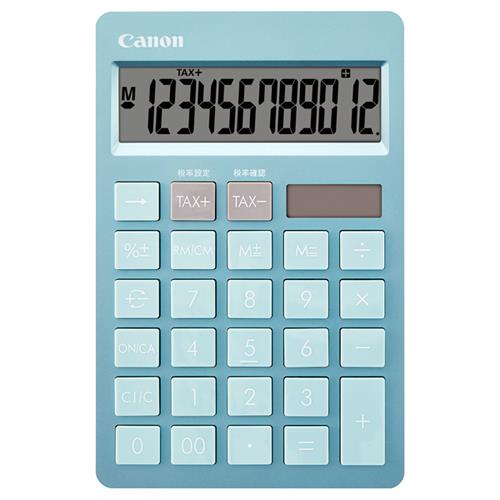 CANON(キヤノン) TS-1200TC-BL ブルー カラフル電卓 卓上 12桁