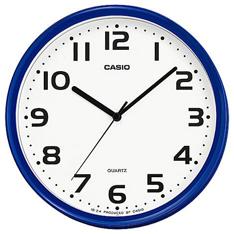 CASIO(カシオ) IQ-24-2JF(ブルー) スタンダードウオッチ クオーツ掛け時計