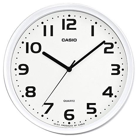 CASIO(カシオ) IQ-24-7JF ホワイト スタンダードウオッチ クオーツ掛け時計