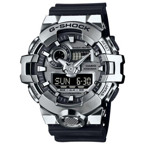 CASIO(カシオ) GM-700-1AJF G-SHOCK ANALOG-DIGITAL 20気圧防水 ステンレスベゼル腕時計 国内正規品