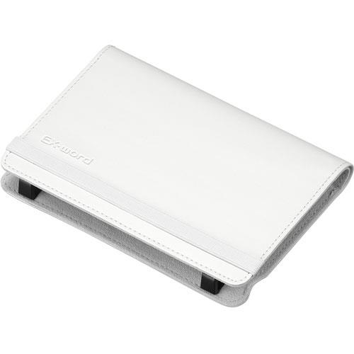CASIO(カシオ) XD-CC2505-WE ホワイト EX-word エクスワード 純正 ブックカバータイプケース