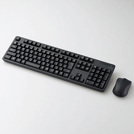 エレコム(ELECOM) TK-FDM106MBK ブラック 無線キーボード&マウス 109キー 日本語配列
