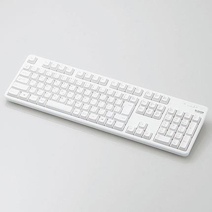 エレコム(ELECOM) TK-FDM106TWH(ホワイト) 無線キーボード 109キー 日本語配列
