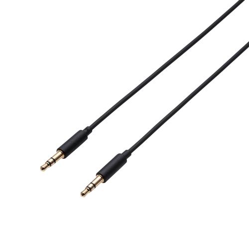 エレコム(ELECOM) AX35M10BK(ブラック) AUXケーブル 3.5オス-3.5オス スリム 1.0m
