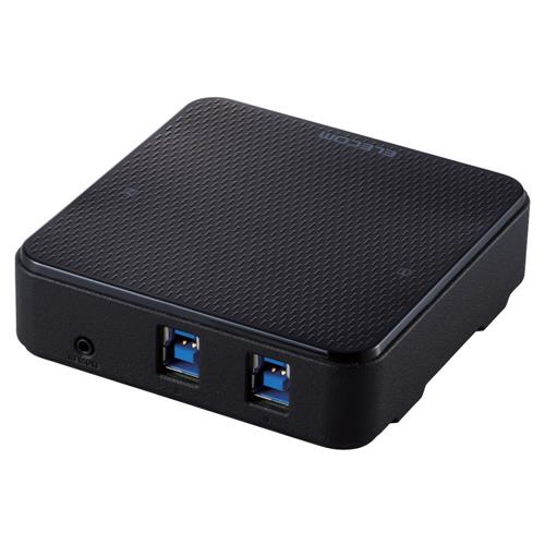 エレコム(ELECOM) U3SW-T2 ブラック USB3.0対応切替機 PC2台