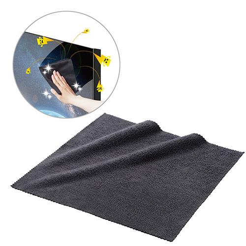 エレコム(ELECOM) AVD-TVCCAS01(ブラック) TV用超強力クリーニングクロス 静電気抑制タイプ