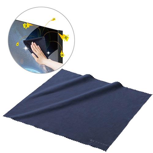 エレコム(ELECOM) AVD-TVCCAS02(ブラック) TV用クリーニングクロス 静電気抑制タイプ