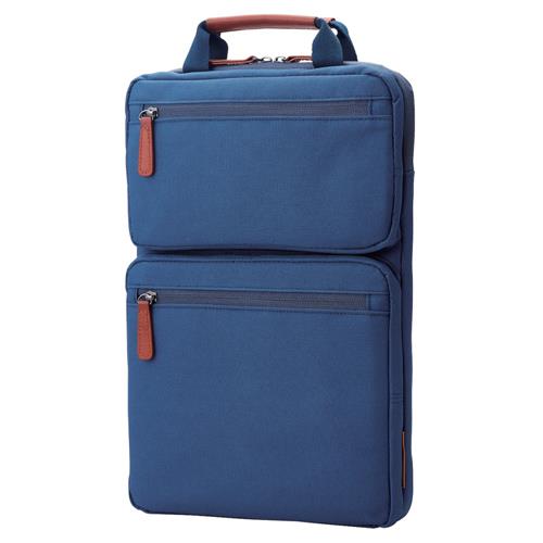 エレコム(ELECOM) BM-IBHCV13NV ネイビー ハンドル付きカジュアルインナーバッグ 縦型