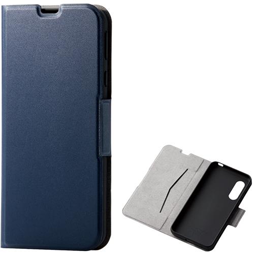 エレコム(ELECOM) PM-AQS3PLFUNV ネイビー AQUOS sense3 / lite / Android One S7用 ｿﾌﾄﾚｻﾞｰｹｰｽ 薄型