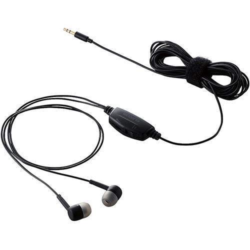 エレコム(ELECOM) EHP-TV11C5BK ブラック TV用ヘッドホン スタンダード カナルタイプ 5m