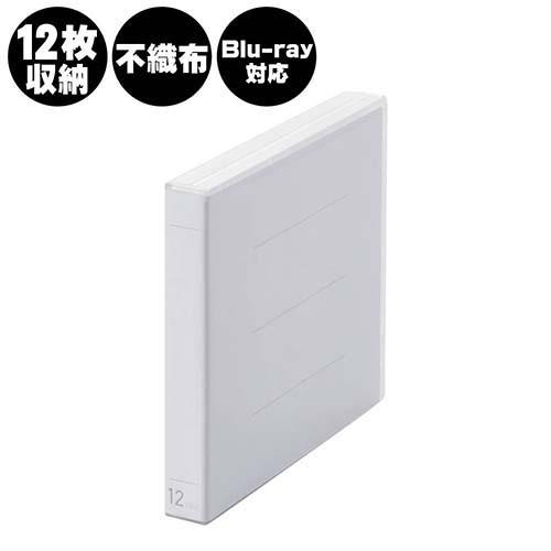 エレコム(ELECOM) CCD-FBB12CR(クリア) Blu-ray・CD・DVD対応クリアケース 12枚収納