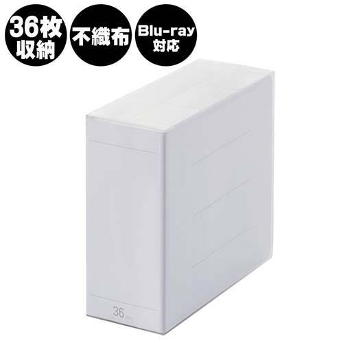 エレコム(ELECOM) CCD-FBB36CR(クリア) Blu-ray・CD・DVD対応クリアケース 36枚収納