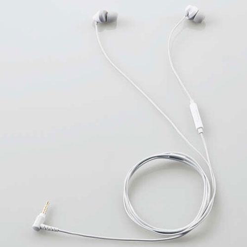 エレコム(ELECOM) EHP-F12CMWH ホワイト マイク付きカナルイヤホン