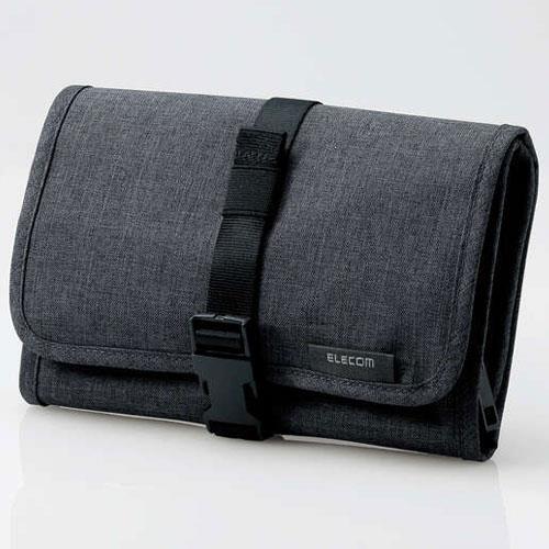 エレコム(ELECOM) BMA-GP13BK ブラック オーガナイズポーチ ウォレットタイプ