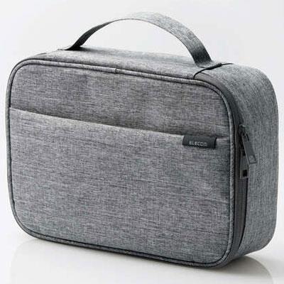 エレコム(ELECOM) BMA-GP15GY グレー オーガナイズポーチ キャリングタイプ