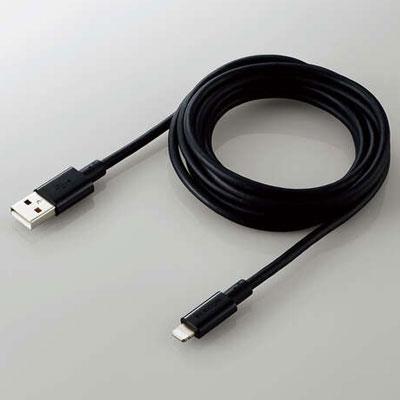 エレコム(ELECOM) MPA-UALPS20BK ブラック 耐久仕様Lightningケーブル 2m