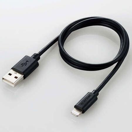 エレコム(ELECOM) MPA-UAL05BK ブラック スタンダードLightningケーブル 0.5m