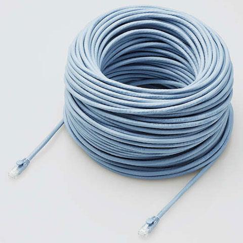 エレコム(ELECOM) LD-GPAT/BU70/RS ブルー Cat6A LANケーブル 70m