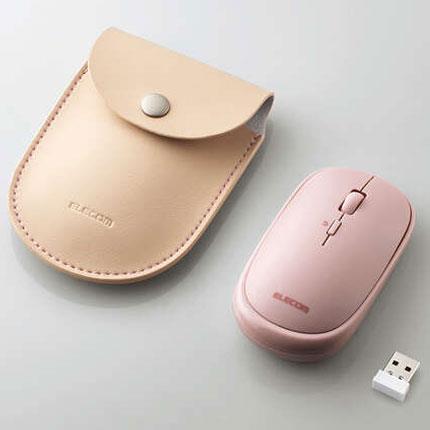 エレコム(ELECOM) M-TM10DBPN(ピンク) 2.4GHz無線 ワイヤレスモバイルマウス Slint(スリント) 4ボタン