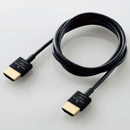 エレコム(ELECOM) CAC-HDPSS10BK ブラック PremiumHDMIケーブル 1m