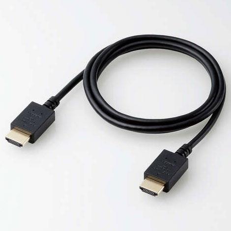 エレコム(ELECOM) CAC-HDPY10BK(ブラック) PremiumHDMIケーブル 1m