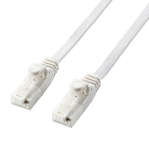 エレコム(ELECOM) LD-GFAT/WH50 ホワイト Cat6A LANケーブル 5m