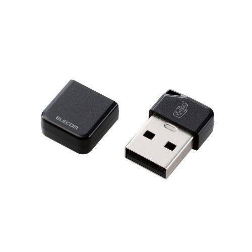 エレコム(ELECOM) MF-USB3032GBK ブラック USB3.2 Gen1 対応 誤消去防止ソフト対応メモリ 32GB