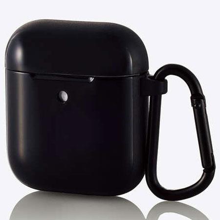 エレコム(ELECOM) AVA-APTSBK ブラック AirPods用Tough Slimケース