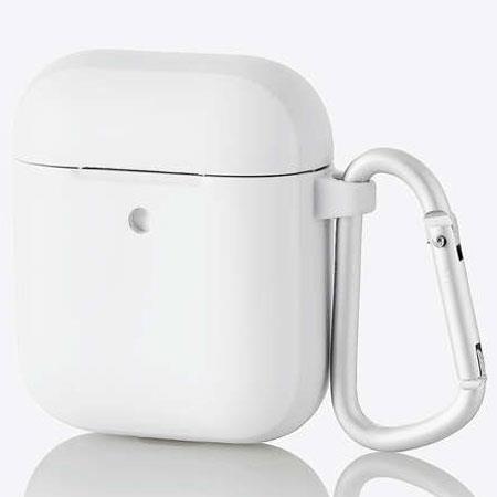 エレコム(ELECOM) AVA-APTSWH(ホワイト) AirPods用Tough Slimケース