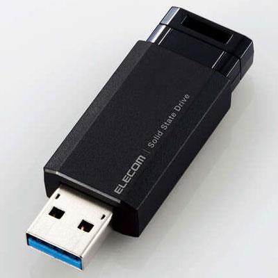 エレコム(ELECOM) ESD-EPK1000GBK(ブラック) 外付けポータブルSSD 1TB