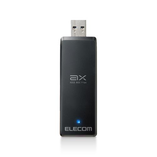 エレコム(ELECOM) WDC-X1201DU3-B ブラック WiFi 無線LAN 子機 1201Mbps + 574Mbps
