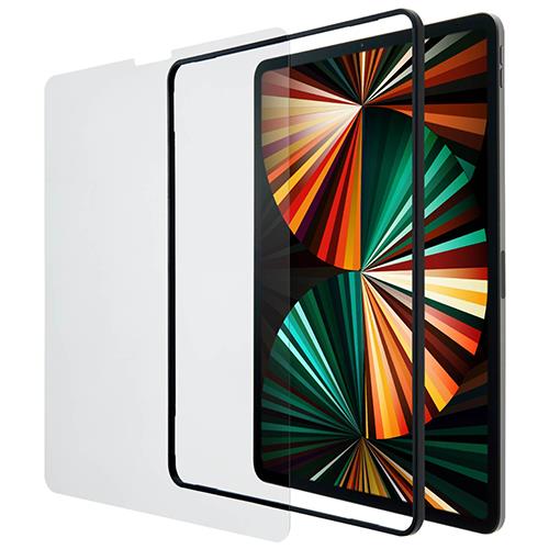 エレコム(ELECOM) TBWA21PLFLGGJ iPad Pro 12.9inch第5世代用 ガイド付ガラスフィルム