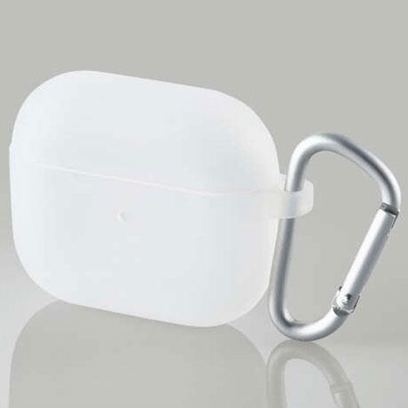 エレコム(ELECOM) AVA-AP3SCCR クリア AirPods 第3世代 用カラビナ付きシリコンケース