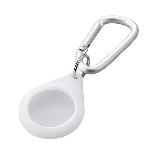 エレコム(ELECOM) AT-SCKCR クリア AirTag用ケース 保護カバー シリコン
