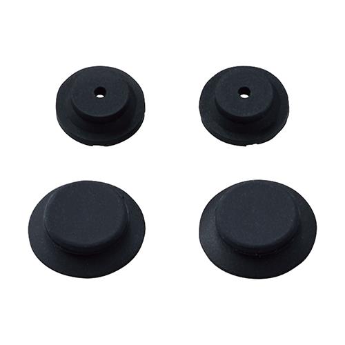 エレコム(ELECOM) P-GMFFP04BK ブラック ゲーミング フィンガー 機能パッド スマホ 2個入