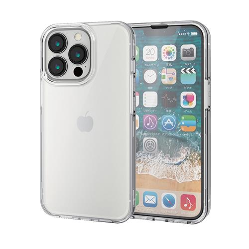 エレコム(ELECOM) PM-A21CHV360LCR クリア iPhone13 Pro ケース ガラスフィルム付