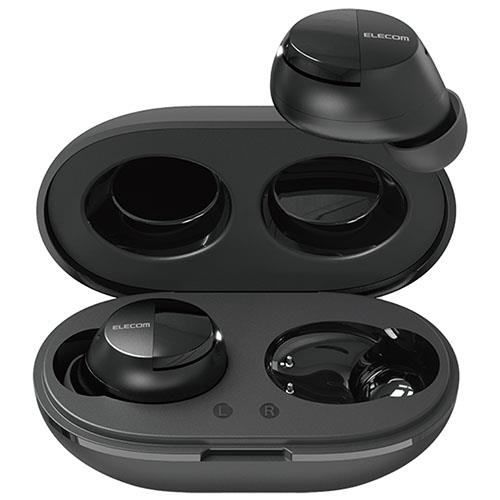 エレコム(ELECOM) LBT-TWS12BK(ブラック) 完全ワイヤレスBluetoothヘッドホン