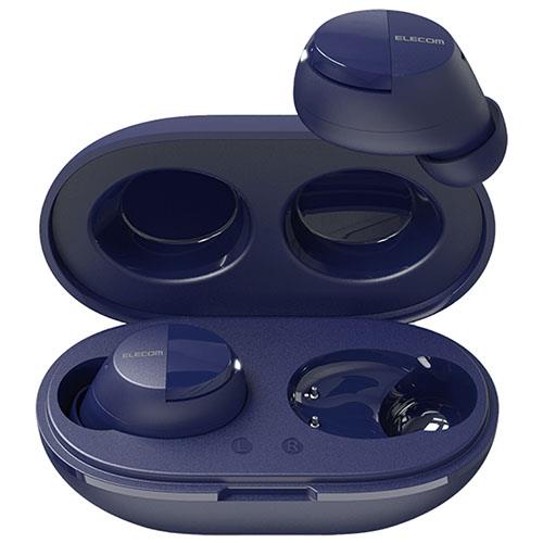 エレコム(ELECOM) LBT-TWS12BU ブルー 完全ワイヤレスBluetoothヘッドホン