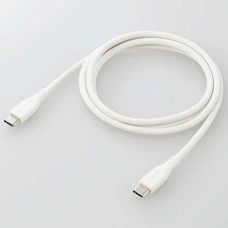 エレコム(ELECOM) MPA-CCSS10WH ホワイト なめらかUSB Type-Cケーブル 1m