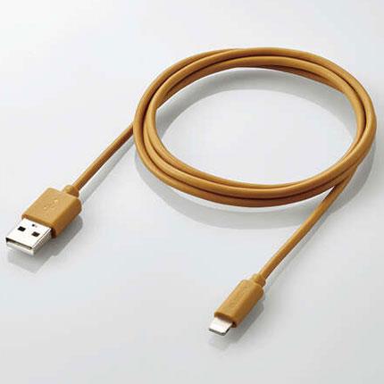 エレコム(ELECOM) MPA-UALI10LB ライトブラウン 机や家具色に合うカラーケーブル 1m