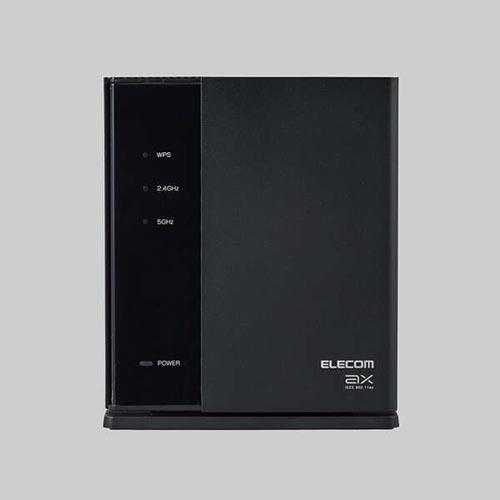 エレコム(ELECOM) WMC-2LX2-B ブラック メッシュ WiFi 無線LAN ルーター 親機 + 中継器 WiFi6