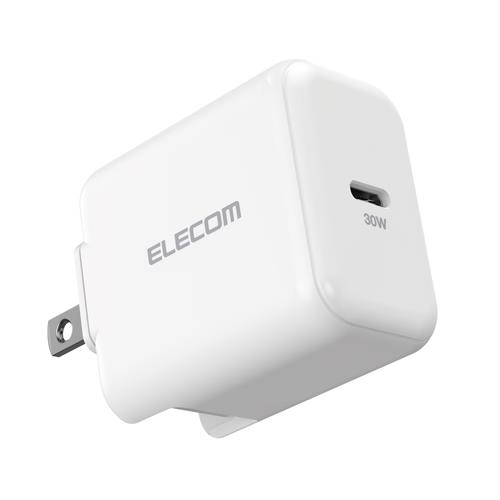 エレコム(ELECOM) ACDC-PD2130WH ホワイト PD 充電器 30W USB タイプC 1ポート