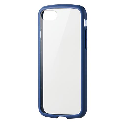 エレコム(ELECOM) PM-A22STSLFCGNV ネイビー iPhone SE 第3世代/SE 第2世代/8/7用 TOUGH SLIM LITE