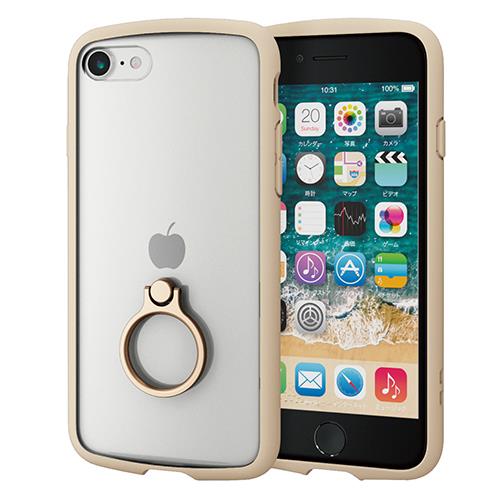エレコム(ELECOM) PM-A22STSLFCRIV アイボリー iPhone SE 第3世代/SE 第2世代/8/7用 TOUGH SLIM LITE