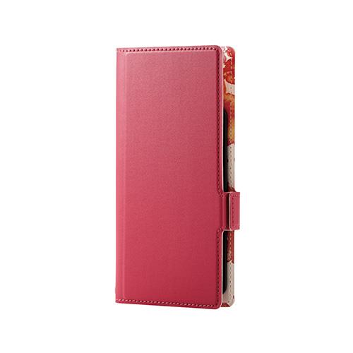 エレコム(ELECOM) P-04PLFUSJPND(ディープピンク) スマートフォン用マルチカバー 薄型 磁石付 Sサイズ