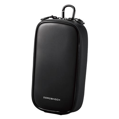 エレコム(ELECOM) P-05CZ2BK(ブラック) ｽﾏｰﾄﾌｫﾝ用ZEROSHOCKｷｬﾘﾝｸﾞﾎﾟｰﾁ 2気室 Lサイズ 3Way 腰ﾍﾞﾙﾄﾙｰﾌﾟ