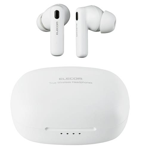 エレコム(ELECOM) LBT-TWS13WH ホワイト AAC対応 ワイヤレスイヤホン Bluetooth 無線