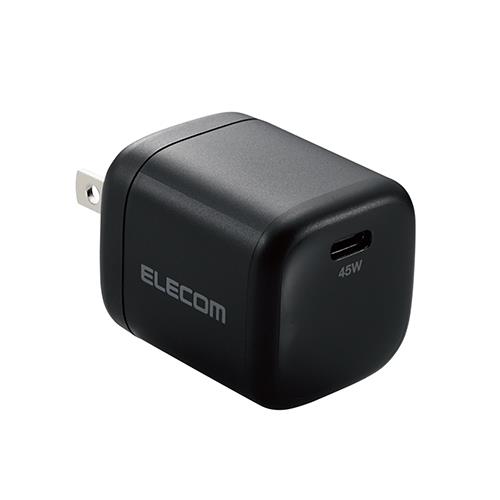 エレコム(ELECOM) MPA-ACCP29BK ﾌﾞﾗｯｸ USB Power Delivery対応 USB Type C 充電器 ACアダプター 45W