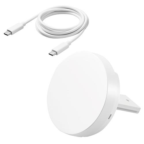 エレコム(ELECOM) W-MA03-WH(ホワイト) 3wayマグネット内蔵ワイヤレス充電器(7.5W･卓上)