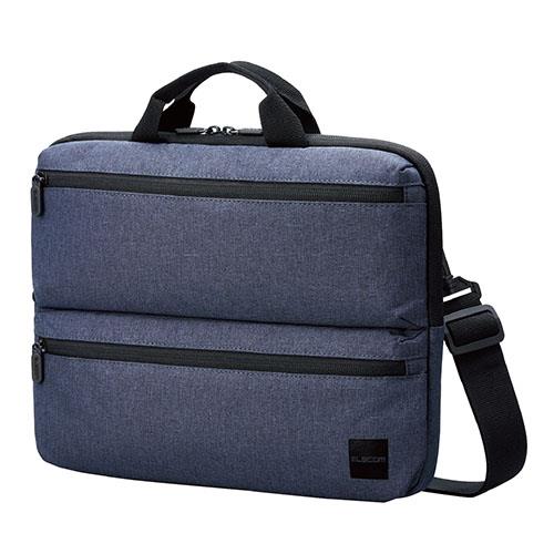 エレコム(ELECOM) BM-IBHCH14NNV(ネイビー) 14インチまで対応 横型 PCケース ショルダー インナーバッグ